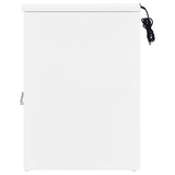 Fabre White High Gloss 1-drawer Extendable Top Nightstand Bedside Table from Coaster - Luna Furniture