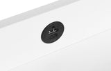 Fabre White High Gloss 1-drawer Extendable Top Nightstand Bedside Table from Coaster - Luna Furniture