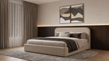 Anders Beige Eastern King Lift-Up Storage Platform Bed from Coaster - Luna Furniture