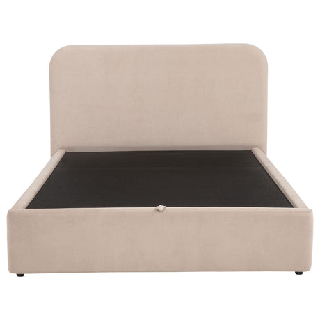 Anders Beige Eastern King Lift-Up Storage Platform Bed from Coaster - Luna Furniture