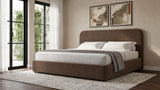 Anders Chocolate Eastern King Upholstered Lift-Up Storage Platform Bed from Coaster - Luna Furniture