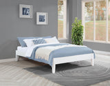 Hounslow White Full Platform Bed from Coaster - Luna Furniture