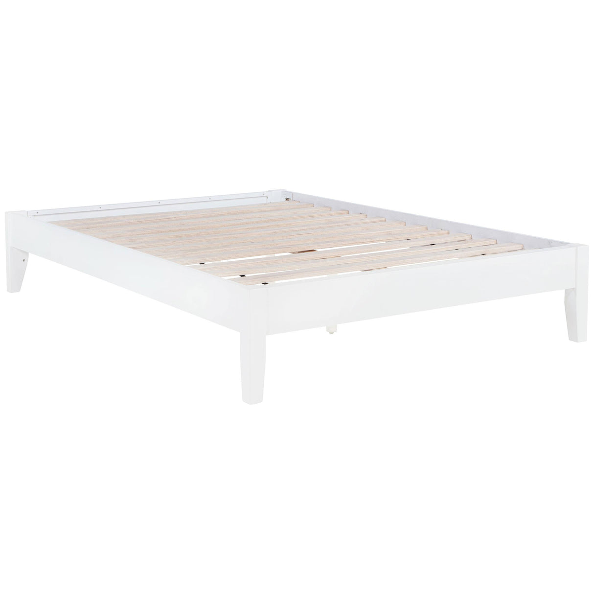 Hounslow White Full Platform Bed from Coaster - Luna Furniture