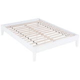 Hounslow White Full Platform Bed from Coaster - Luna Furniture