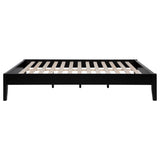 Hounslow Black Full Platform Bed from Coaster - Luna Furniture