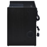 Furda Black Ash 2-drawer LED Nightstand Bedside Table with Speaker from Coaster - Luna Furniture