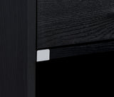 Furda Black Ash 2-drawer LED Nightstand Bedside Table with Speaker from Coaster - Luna Furniture