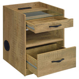 Furda Mango 2-Drawer LED Nightstand with Speaker from Coaster - Luna Furniture