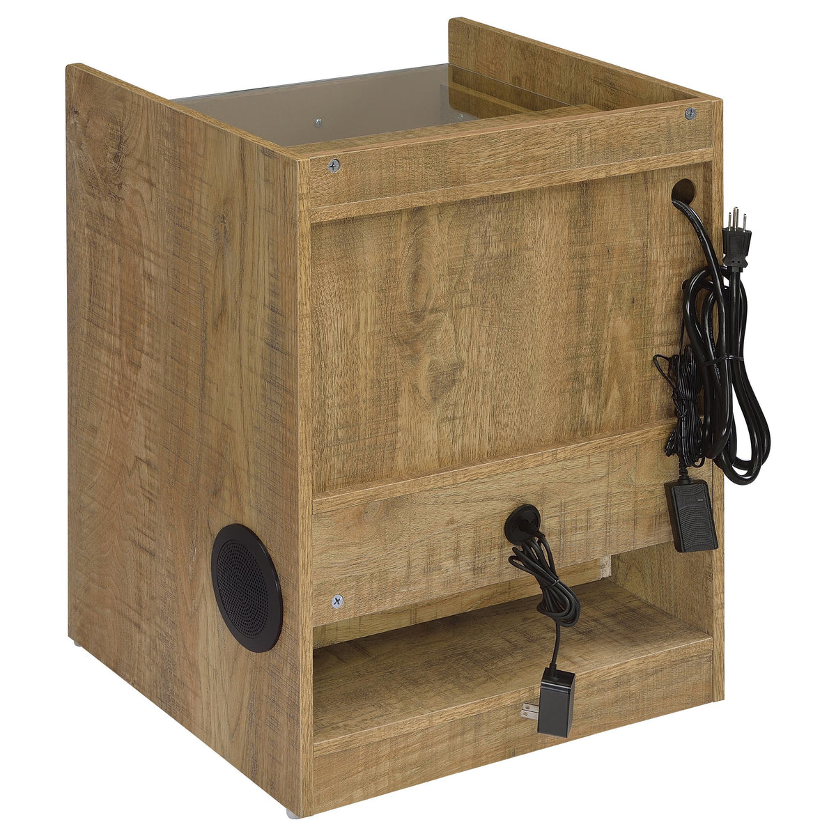 Furda Mango 2-Drawer LED Nightstand with Speaker from Coaster - Luna Furniture