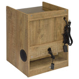 Furda Mango 2-Drawer LED Nightstand with Speaker from Coaster - Luna Furniture