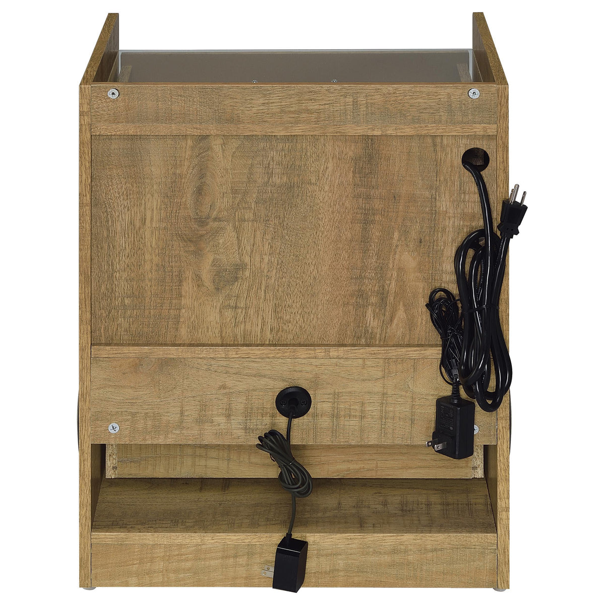 Furda Mango 2-Drawer LED Nightstand with Speaker from Coaster - Luna Furniture