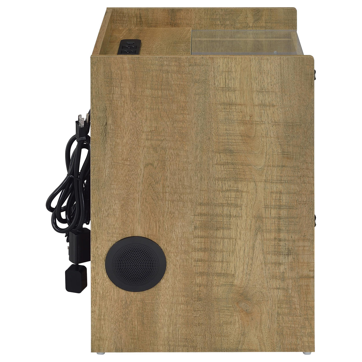 Furda Mango 2-Drawer LED Nightstand with Speaker from Coaster - Luna Furniture