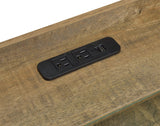 Furda Mango 2-Drawer LED Nightstand with Speaker from Coaster - Luna Furniture
