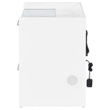 Furda White High Gloss 2-Drawer LED Nightstand with Speaker from Coaster - Luna Furniture