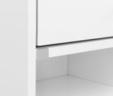 Furda White High Gloss 2-Drawer LED Nightstand with Speaker from Coaster - Luna Furniture