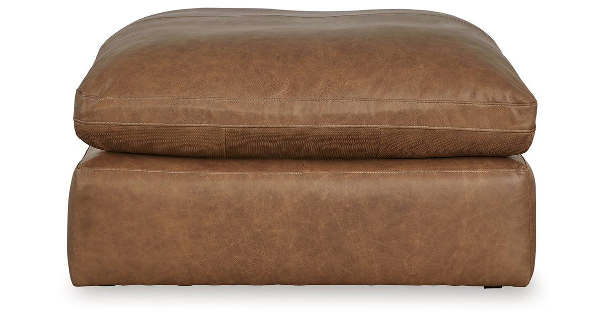 Emilia Caramel 3-Piece Sectional Sofa, 2-Piece Sectional Loveseat and Ottoman from Ashley - Luna Furniture