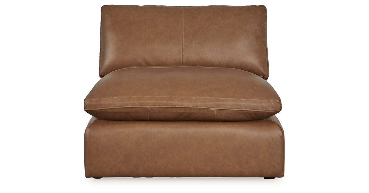 Emilia Caramel 3-Piece Sectional Sofa, 2-Piece Sectional Loveseat and Ottoman from Ashley - Luna Furniture