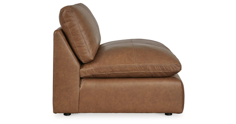 Emilia Caramel 3-Piece Sectional and 2 Ottomans from Ashley - Luna Furniture