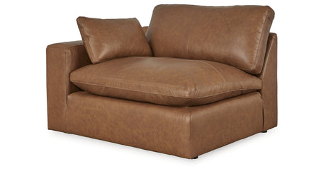 Emilia Caramel 3-Piece Sectional and 2 Ottomans from Ashley - Luna Furniture
