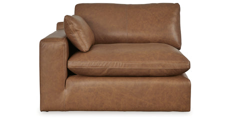 Emilia Caramel 3-Piece Sectional and 2 Ottomans from Ashley - Luna Furniture