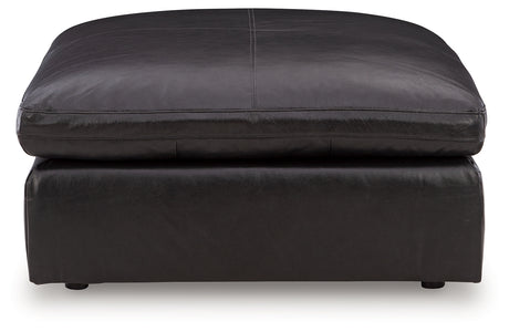 Emilia Black Oversized Accent Ottoman from Ashley - Luna Furniture