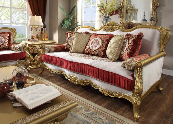 HD-31 Metallic Bright Gold Sofa