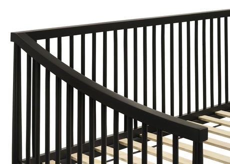 Delgado Black Windsor Twin Wood Daybed with Trundle from Coaster - Luna Furniture