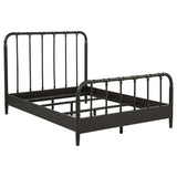 Rocco Dark Bronze All Wood Water Pipe Open Frame Full Bed from Coaster - Luna Furniture