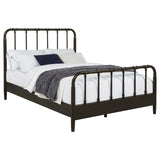 Rocco Dark Bronze All Wood Water Pipe Open Frame Full Bed from Coaster - Luna Furniture
