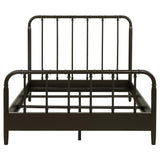 Rocco Dark Bronze All Wood Water Pipe Open Frame Full Bed from Coaster - Luna Furniture