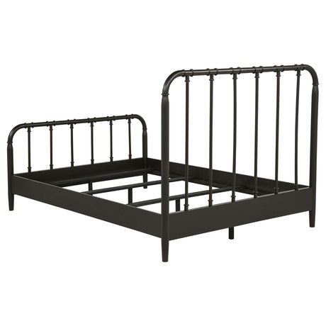 Rocco Dark Bronze All Wood Water Pipe Open Frame Full Bed from Coaster - Luna Furniture