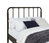 Rocco Dark Bronze Industrial Metal Pipe Frame Eastern King Bed from Coaster - Luna Furniture