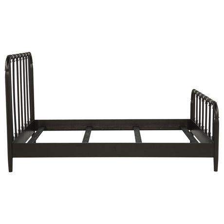 Rocco Dark Bronze Queen Wood Open Frame Bed from Coaster - Luna Furniture