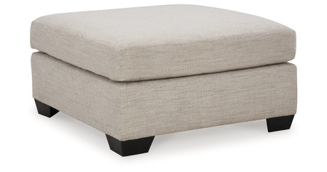 Mahoney Pebble 2-Piece Sectional with Ottoman from Ashley - Luna Furniture