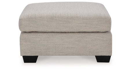 Mahoney Pebble 2-Piece Sectional with Ottoman from Ashley - Luna Furniture