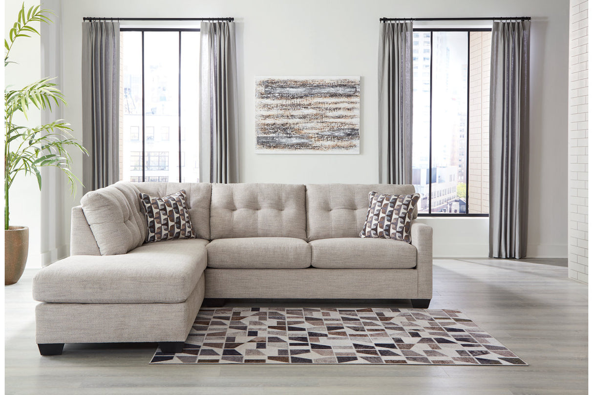 Mahoney Pebble 2-Piece LAF Chaise Sectional from Ashley - Luna Furniture