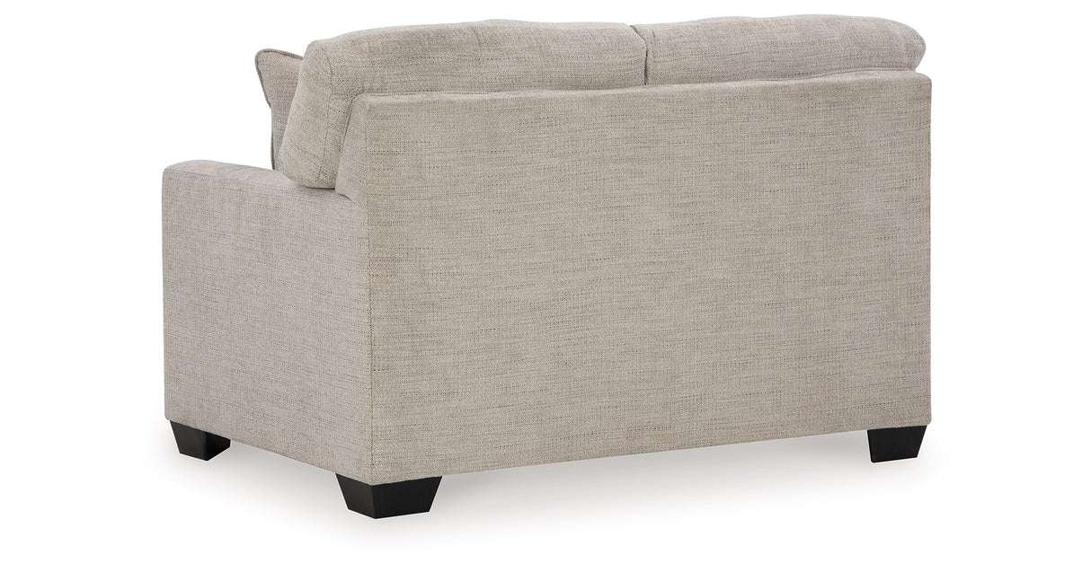 Mahoney Pebble Full Sofa Sleeper and Loveseat from Ashley Furniture - Luna Furniture