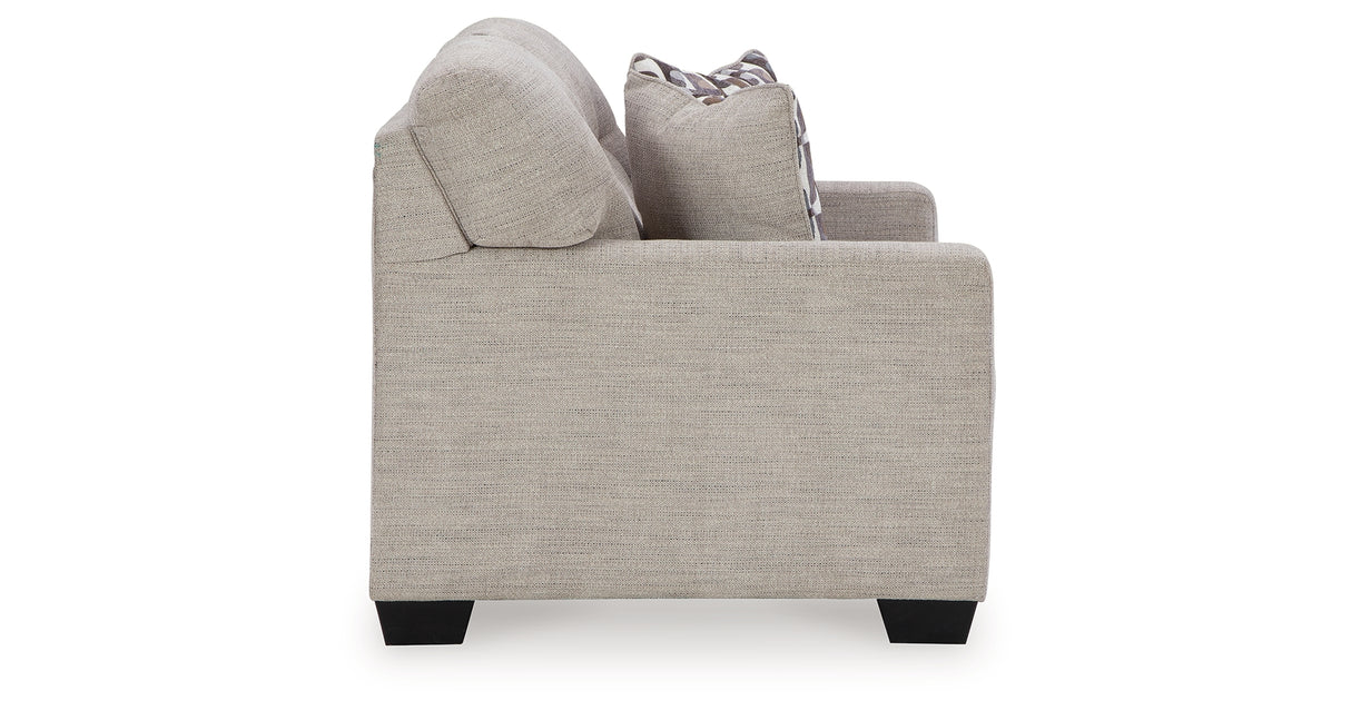 Mahoney Pebble Full Sofa Sleeper and Loveseat from Ashley Furniture - Luna Furniture
