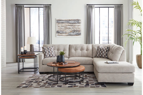 Mahoney Pebble 2-Piece RAF Chaise Sectional from Ashley - Luna Furniture