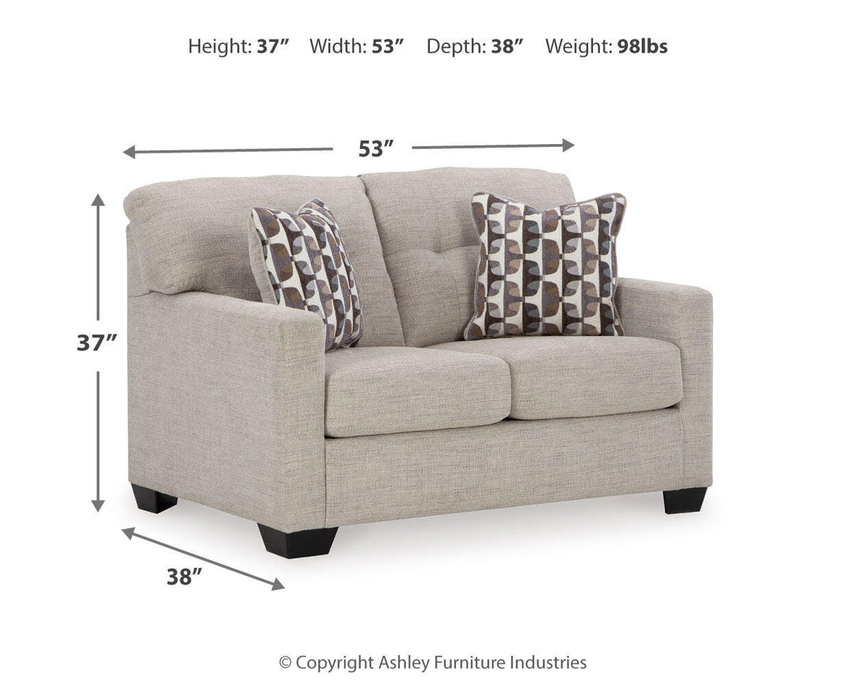 Mahoney Pebble Loveseat from Ashley Furniture - Luna Furniture