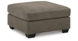Mahoney Chocolate Oversized Accent Ottoman from Ashley - Luna Furniture