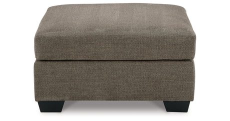 Mahoney Chocolate 2-Piece Sectional with Ottoman from Ashley - Luna Furniture