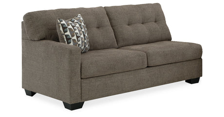Mahoney Gray 2-Piece Sleeper Sectional and Ottoman from Ashley Furniture - Luna Furniture