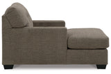 Mahoney Chocolate Sofa and Chaise from Ashley - Luna Furniture