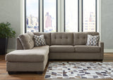 Mahoney Chocolate 2-Piece LAF Chaise Sectional from Ashley - Luna Furniture