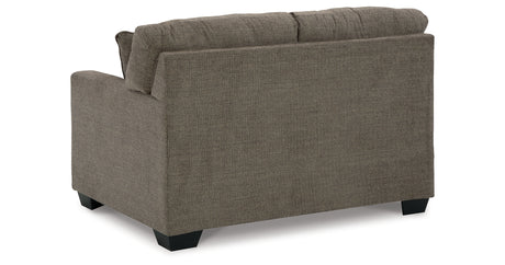 Mahoney Chocolate Loveseat from Ashley - Luna Furniture