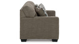 Mahoney Chocolate Loveseat from Ashley Furniture - Luna Furniture