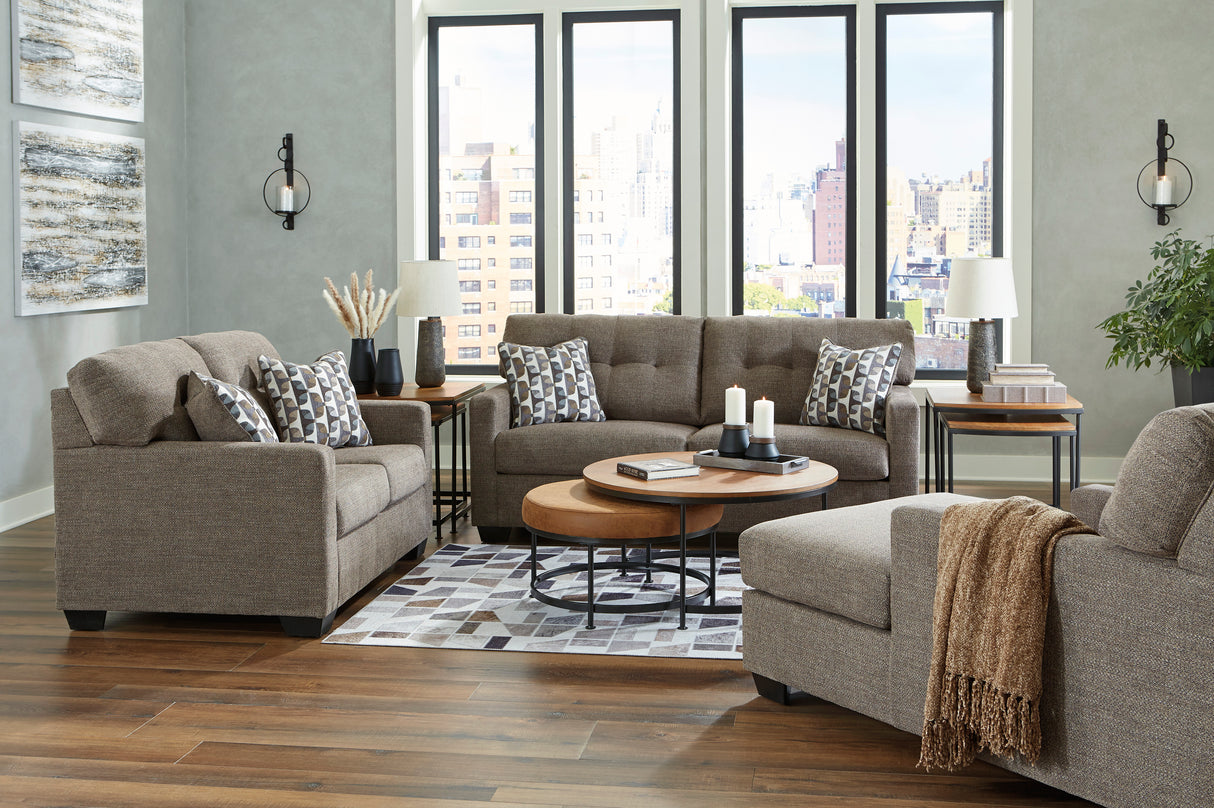 Mahoney Chocolate Living Room Set from Ashley - Luna Furniture