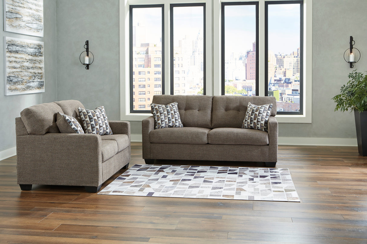 Mahoney Chocolate Living Room Set from Ashley - Luna Furniture