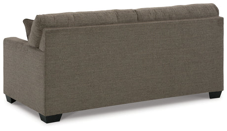 Mahoney Chocolate Sofa and Chaise from Ashley Furniture - Luna Furniture